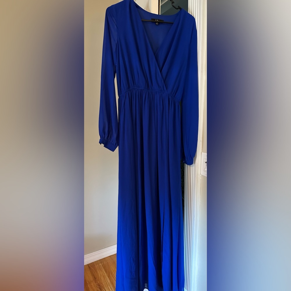 Lulus cobalt blue formal dress